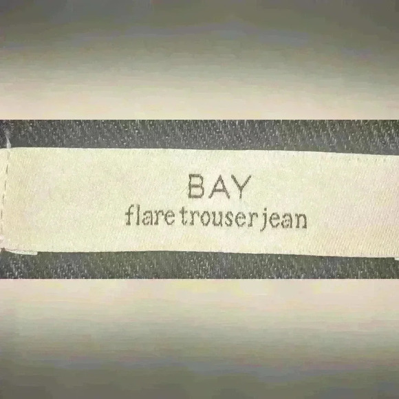 *NEW* SAM EDELMAN HIGH RISE BAY FLARE DENIM. - Picture 8 of 8